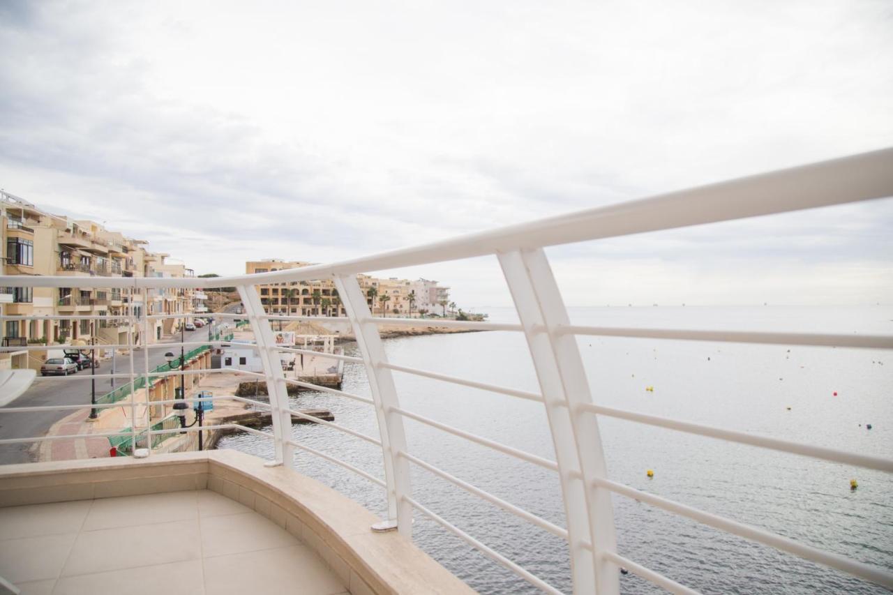 Riviera Holiday Apartments - Seafront - Wifi Marsaskala Exterior foto